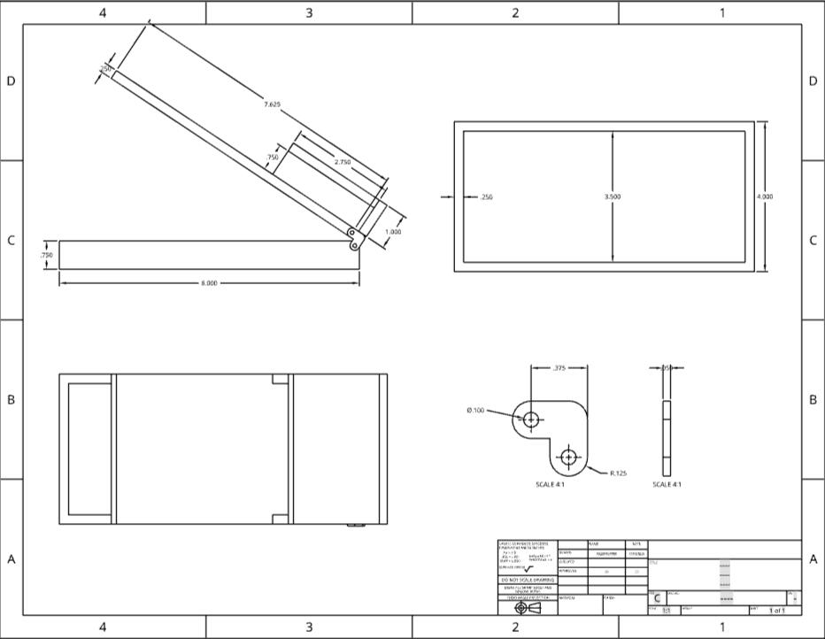 Pencil Holder Drawing
